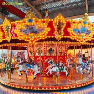 Manège de luxe à 24 places, carrousel européen pour fête foraine et parc d'attractions - Product Image 2