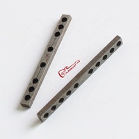 Donlis 50/52mm 6 Senar Gitar Elektrik Baja Pickup Spacer Raw Wire Cut Metal Keeper untuk Humbucker LP P90 Parts PS03