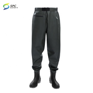 <span class=keywords><strong>Bottes</strong></span> unisexes imperméables à sangle réglable pour le travail de ferme pêcheur noir léger en nylon PVC <span class=keywords><strong>bottes</strong></span> pour hommes et femmes - Product Image 2
