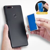 Support de téléphone portable personnalisé avec anneau, briquet électronique USB rechargeable multilingue