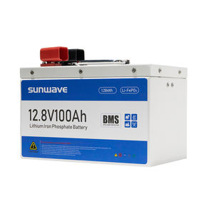 Sunwave ก้อนแบตเตอรี่100AH 12.8V พร้อม BMS สำหรับระบบสุริยะ - Product Image 2