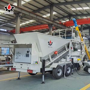 Pas besoin d'installation, centrale à béton mobile entièrement automatique 10-50m3/h, prix compétitif - Product Image 6