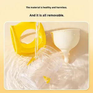 ขวดนมพกพาแบบกันน้ำสำหรับสัตว์เลี้ยง ดีไซน์ป้องกันการสำลักแบบไบโอนิค สำหรับ<span class=keywords><strong>ลูก</strong></span>สุนัขและ<span class=keywords><strong>ลูก</strong></span>แมวแรกเกิด ขวดซิลิโคนพร้อมมาตรวัดปริมาณ - Product Image 4