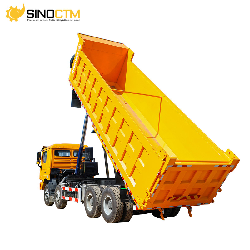 Shacman 371hp 8x4 Hydraulic Dumper Truck 25CBM Cargo Container RHD