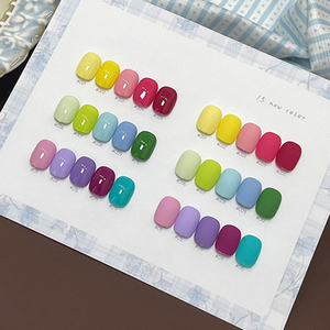 AILANUO alta calidad 15ml 15 colores UV Gel esmalte de uñas Little Pudding Series para fuente de lámpara LED DIY directo del proveedor - Product Image 2