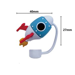 Nuevos Emojis 3D 2025, Accesorios de Silicona de 10 mm para Bebidas, Antipolvo, para Botellas, Vasos y Termos, con Tapas Decorativas y Cubiertas para Pajitas - Product Image 5