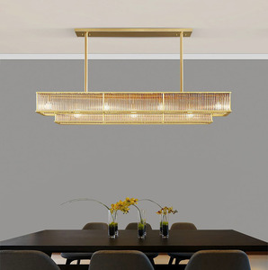 Custom Vintage American Crystal Chandelier Simple Nordic Round Pendant Light Living Room Dining Room Villa Hotel Indoor Light - Product Image 5