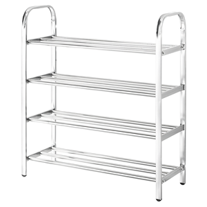 Étagère à chaussures moderne en métal à 4 niveaux, mobilier domestique pour salon, chambre à coucher, hôtel - Product Image 1