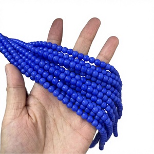 Cuentas Sueltas de Cristal de Vidrio de 6mm en Colores Blanco, Rosa y Amarillo, en Caja, para la Fabricación de Joyería, Venta al Por Mayor - Product Image 3