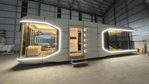Capsula Spaziale Casa Mobile di Lusso - Costruzione in Acciaio Ecologica, Resistente e Impermeabile per Uso Alberghiero, Design Grafico, Prezzo Conveniente - Product Image 3