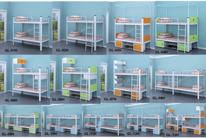 เตียงสอง<span class=keywords><strong>ชั้น</strong></span>เหล็กสไตล์โมเดิร์นสำหรับหอพักโรงเรียน พร้อมพื้นที่เรียนและ<span class=keywords><strong>ตู้</strong></span>เก็บของในตัว - Product Image 6