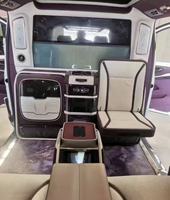 Kit d'amélioration personnalisé en cuir PU de luxe pour l'intérieur de voiture Mercedes Metris W447 W448 : sièges, cloison et plafond