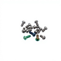 Visserie en titane Ti6Al4V à tête plate Torx plaquée arc-en-ciel, vis anti-rouille usinée CNC pour pièces automobiles et de vélo personnalisées