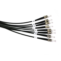 Chariot de câble à fibre optique extérieur robuste en TPU, 100m 300m SM G657A, blindé flexible pour un déploiement rapide sur le terrain