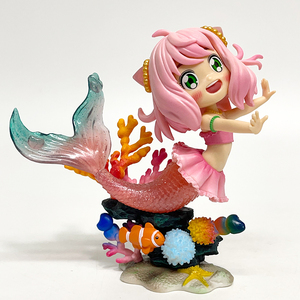 Nueva figura de <span class=keywords><strong>Manga</strong></span> de dibujos animados estatua 18cm en caja <span class=keywords><strong>Anya</strong></span> Cos sirena muñeca figura de acción regalo para niños - Product Image 2