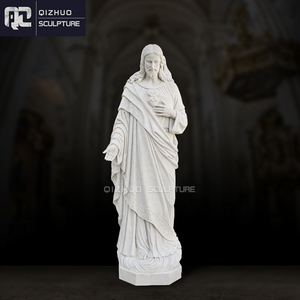 Estatua de San <span class=keywords><strong>Antonio</strong></span> De Pauda <span class=keywords><strong>Luz</strong></span> De Noche de mármol hecha a mano de tamaño real para Iglesia - Product Image 3