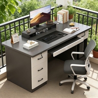 Conception de bureau électrique réglable en hauteur avec table de classement et espace de travail flexible pour les grands bureaux d'entreprise