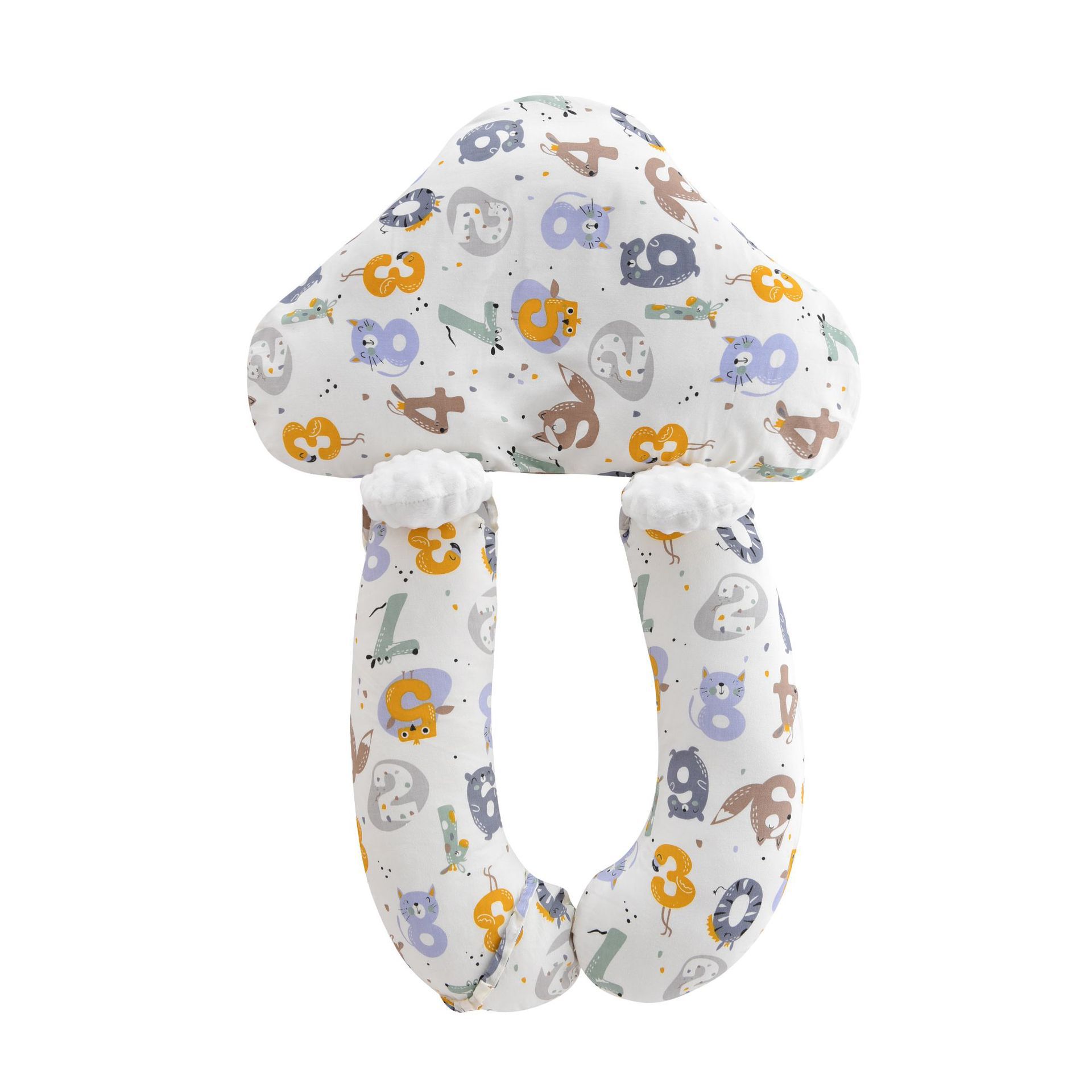 Short white digital styling pillow for arm comfort