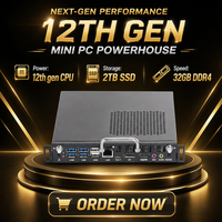 Ordinateur industriel INYUDA M12U M13U OPS sans ventilateur, processeur Intel Core I5 I7 de 12e/13e génération, pour écran de tableau blanc interactif