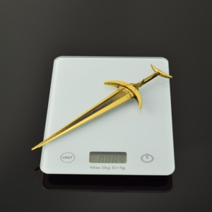 Épée Métallique <span class=keywords><strong>Elden</strong></span> <span class=keywords><strong>Ring</strong></span> Golden Law Big Sword 22cm 89g – Artisanat Métallique de Haute Qualité, Épée de Jeu Sûre pour Enfants, Collection Cosplay - Product Image 6
