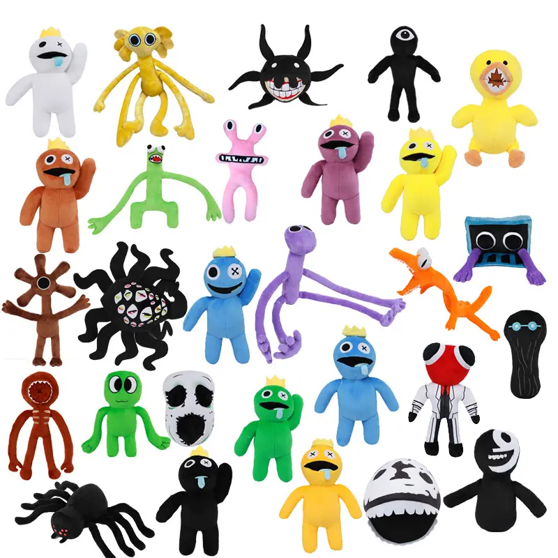 New Rainbow Friends Game 30cm Plush Toy Cartoon Game Character Soft Stuffed Doll Kawaii Blue Monster Soft Stuffed Animal Toys