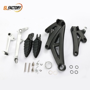 Soporte de Reposapiés de Aluminio Negro para <span class=keywords><strong>Ducati</strong></span> Diavel Carbon 12-17 1200 FL 2018 1200/1200 FL 2018 <span class=keywords><strong>Diesel</strong></span> 2017 - Product Image 1