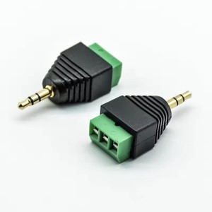 Balun Video AV da 3,5 <span class=keywords><strong>mm</strong></span> a 4 Poli <span class=keywords><strong>Stereo</strong></span> Maschio con Connettore <span class=keywords><strong>Jack</strong></span> <span class=keywords><strong>Stereo</strong></span> da 3,5 <span class=keywords><strong>mm</strong></span> Maschio a 4 Pin con Morsettiera - Product Image 4