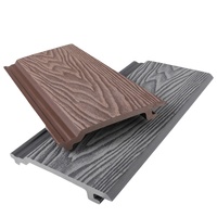 Panneaux muraux en WPC 3D gaufrés modernes, écologiques et imperméables pour la décoration des murs et plafonds extérieurs