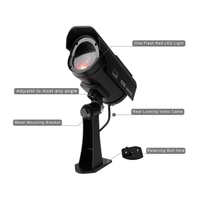 Offre Spéciale haute qualité étanche CCTV Auto clignotant solaire caméra factice solaire caméra factice caméra balle factice
