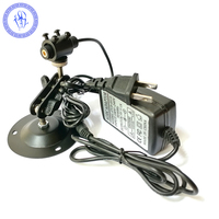 L'industrie 520nm 5mw 5V Ligne Verte Générateur Mise Au Point Réglable Module Laser avec Adaptateur