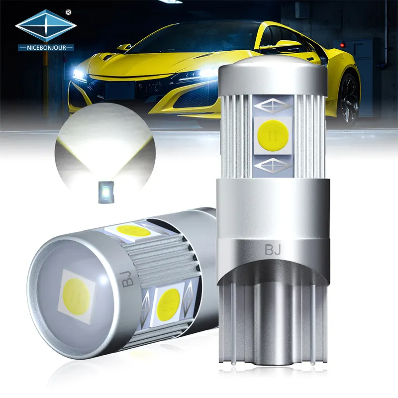 Auto Led Car Light Wedge Parking Bulb 3030 5SMD Car Bulb Interior W5W 194 T10 Led