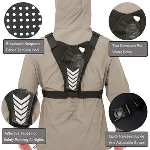Borsa da Petto di Alta Qualità per Uomo, Impermeabile, per Corsa, Escursionismo, Ciclismo, con Tasca Porta Bottiglia d'Acqua - Product Image 4