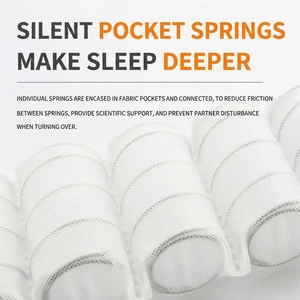 <span class=keywords><strong>Matelas</strong></span> <span class=keywords><strong>hybride</strong></span> à ressorts ensachés indépendants, épaisseur moyenne, durable, compressé sous vide et emballé en rouleau, pour usage domestique, gîtes et hôtels - Product Image 4