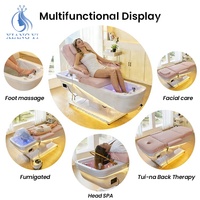 Table de massage pour salon de beauté, lit de pédicure électrique, chaise de shampooing, lit de spa pour la tête