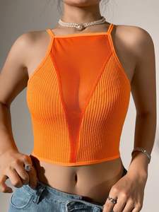 Top court sexy pour femmes, corset décontracté, débardeur, bralette en dentelle, lingerie ajustable, dos nu, sous-vêtements sans couture, taille moyenne - Product Image 6