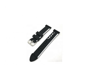 JD49 Deportes Pulsera Inteligente Negro Silicona 20/22mm Banda Resistente Al Agua Acero Inoxidable Suave Transpirable Ajustable Smartwatch - Product Image 3