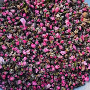 Fleurs de pêche séchées entières de qualité supérieure, cueillies à la main, couleur rose naturelle, pétales brisés légers et floraux pour l'approvisionnement en vrac des usines de thé - Product Image 1