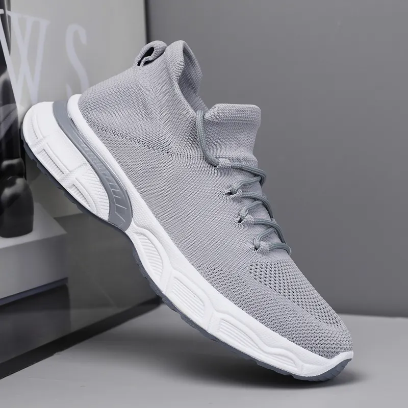 Hot sale Breathable fitness Lightweight Low Price Men Sneakers Running casual shoes