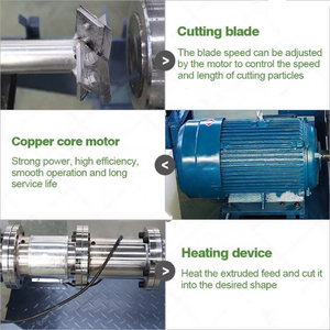 Linea Completa da 500kg/h per la <span class=keywords><strong>Produzione</strong></span> di Mangimi Galleggianti per Pesci, Crocchette Umide per Cani e Animali Domestici, Macchina Estrusore in Nigeria - Product Image 3