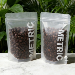 ถุงกาแฟเกรดอาหารแบบตั้งได้พร้อมวาล์วไล่อากาศ ซิปล็อคด้านบน ปรับแต่งขนาดและสีได้ วัสดุ BOPP/PET/PE - Product Image 5