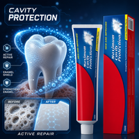 Fabricant de dentifrice anti-caries pour adultes en gros, formule personnalisée, blanchissant, menthe, haleine fraîche, nettoyage en profondeur, ISO, faible MOQ, pour la maison