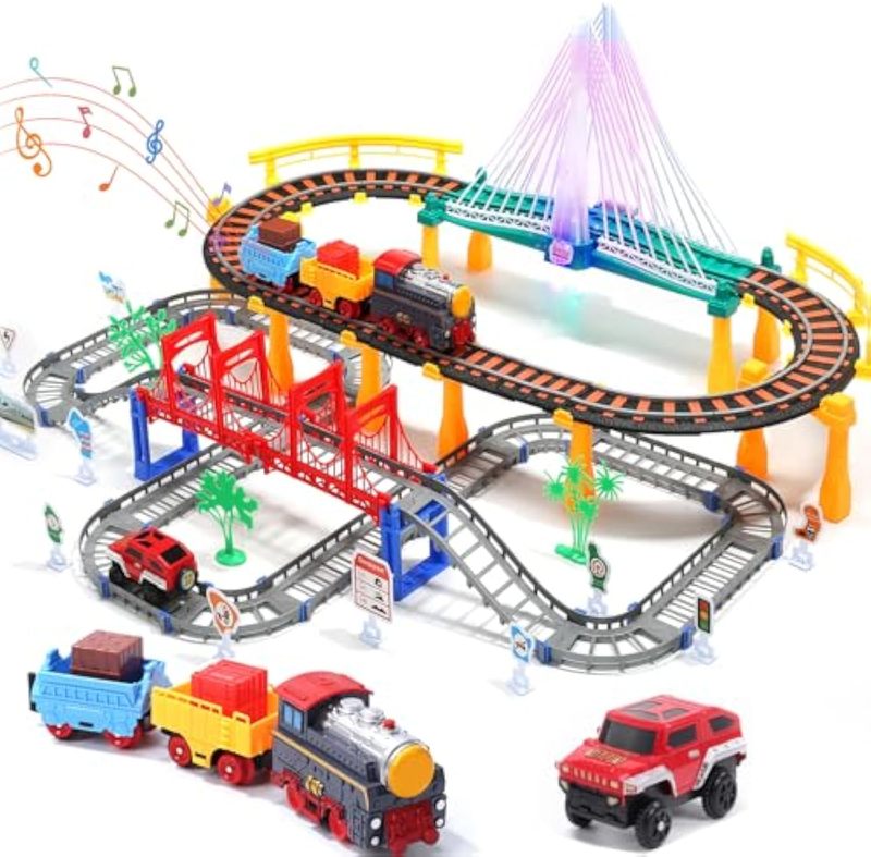 Jiexunda Kids Toy Toddler Train Set