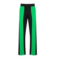 Survêtement thermique de rue pour hommes, veste à fermeture éclair contrastée avec surpiqûres et pantalons empilables, tissu polyester velours d'hiver