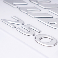 Emblèmes de voiture en plastique durables et personnalisés, logo de marque OEM, emblèmes de voiture 3D