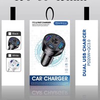 Cargador de Coche Rápido al por Mayor, 5V 3.1A, 2 USB, 2 PD 20W, 4 Puertos, Cargador Universal de Viaje para Móviles, Carga Rápida para iPhone 16 15 14 13