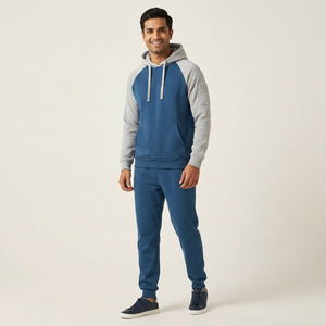 Conjuntos Deportivos Personalizados Ecológicos Unisex de Algodón 100% para Invierno, Pantalones Jogger y Sudadera con Logotipo Personalizado para Adultos - Product Image 1