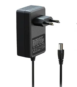 us eu u l saa ukca ce approved 5V 2.1A, 9V 1.3A, 12V 1A, 24V 0.5A interchangeable power adapter for industrial power supply