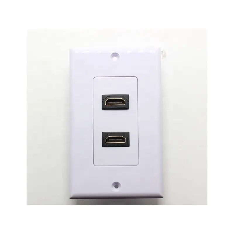Лицевая панель hdmi, 1 порт, двойной порт, настенная пластина в американском стиле с ушной лицевой пластиной hdmi