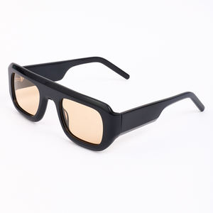 LBASHADES Lunettes de soleil personnalisées de luxe <span class=keywords><strong>2025</strong></span> Nouvelle tendance à la mode Rectangle polarisé de haute qualité avec impression de logo en acétate Hommes Femmes - Product Image 2