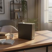 Diffuseur d'aromathérapie intelligent TS1500, 500 ml, sans eau, contrôlé par application, mini, portable, faible bruit (<42 dB), brume haute définition